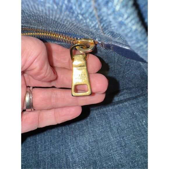 Prada Canada Blue Denim Tote Bag - Picture 4 of 13